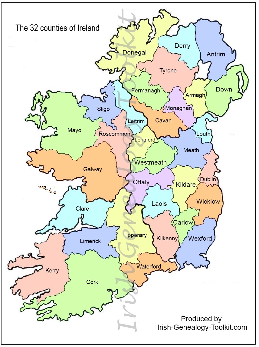 Map Of Cork Ireland