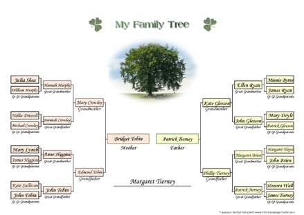 family tree templates free. A free printable family tree