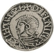 Replica of earliest Irish coin: King Sihtric silver penny