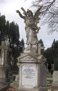 Angel memorial at Glasnevin cemetery.