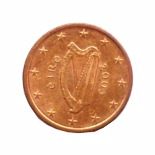 Irish harp on 5c Euro coin.