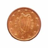Irish harp on 5c Euro coin.