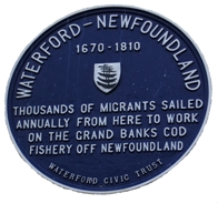 Plaque in Waterford