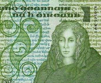 Irish Currency The Cultural And Historical Significance Of Celtic Queen Meabh On An Irish Banknote