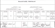 Patrick's birth certificate