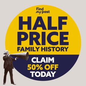 FindMyPast-ad 50pc Sept 2025