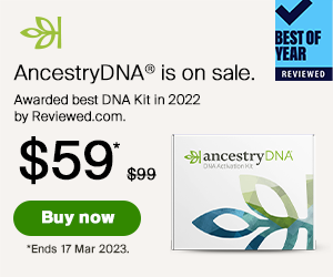 AnceestryDNA advert ends 17 March 2023
