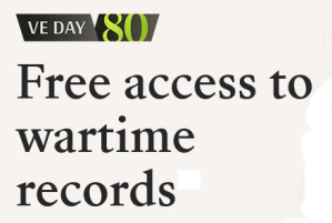 Ancestry UK free access VE Day 2025