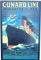Cunard Line poster