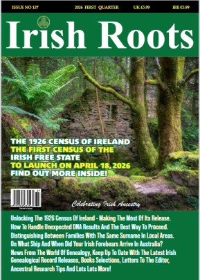 Irish Roots Magazine cover Q1 2026