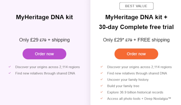 MyHeritageDNA cyber sale 2025