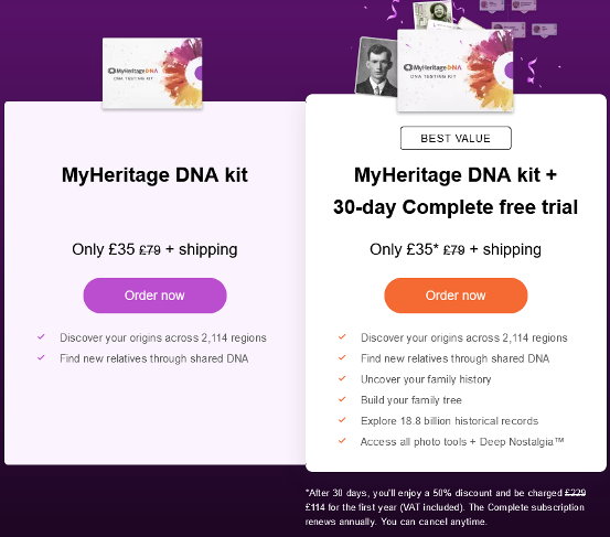 MyHeritageDNA Black Friday 2022promo