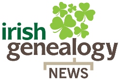 Logo of Irish Genealogy News, a rolling blog of news for those with ancestral connections to Ireland.