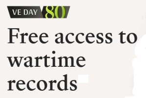 Ancestry UK free access VE Day 2025