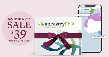 Ancestry DNA advert May 2025
