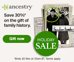 Ancestry US gifting subs Nov 25