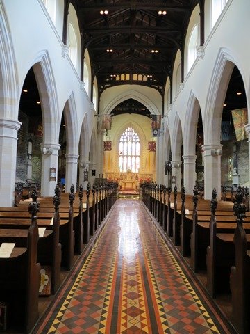 Interior of St Columb's Catherdal, Derry, Northern Ireland.
