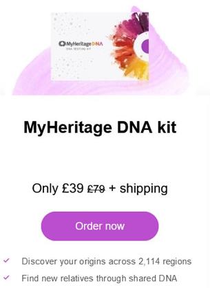 MyHeritage DNA advert Jan 23