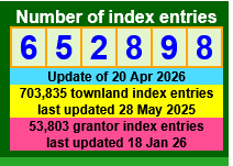 Irish Registry of Deeds Index - update 20 April 2026