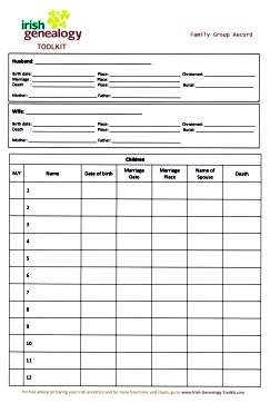essential family tree forms for your research the family group record family group sheets for genealogy